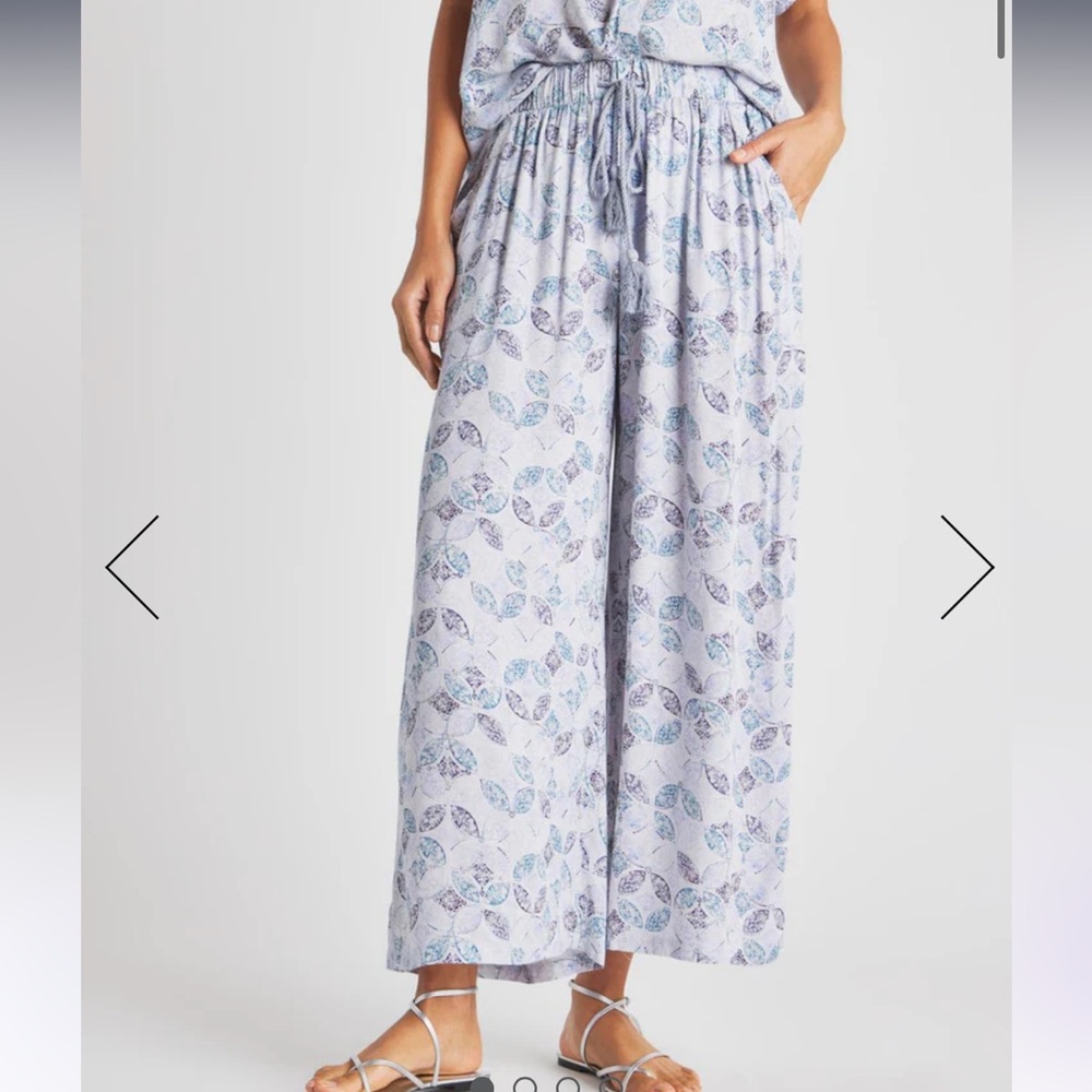 NWT Splendid Lainey Cropped Wide Leg Pant Medium